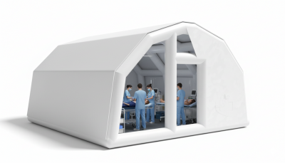 Надувные палатки и модули, надувные шатры